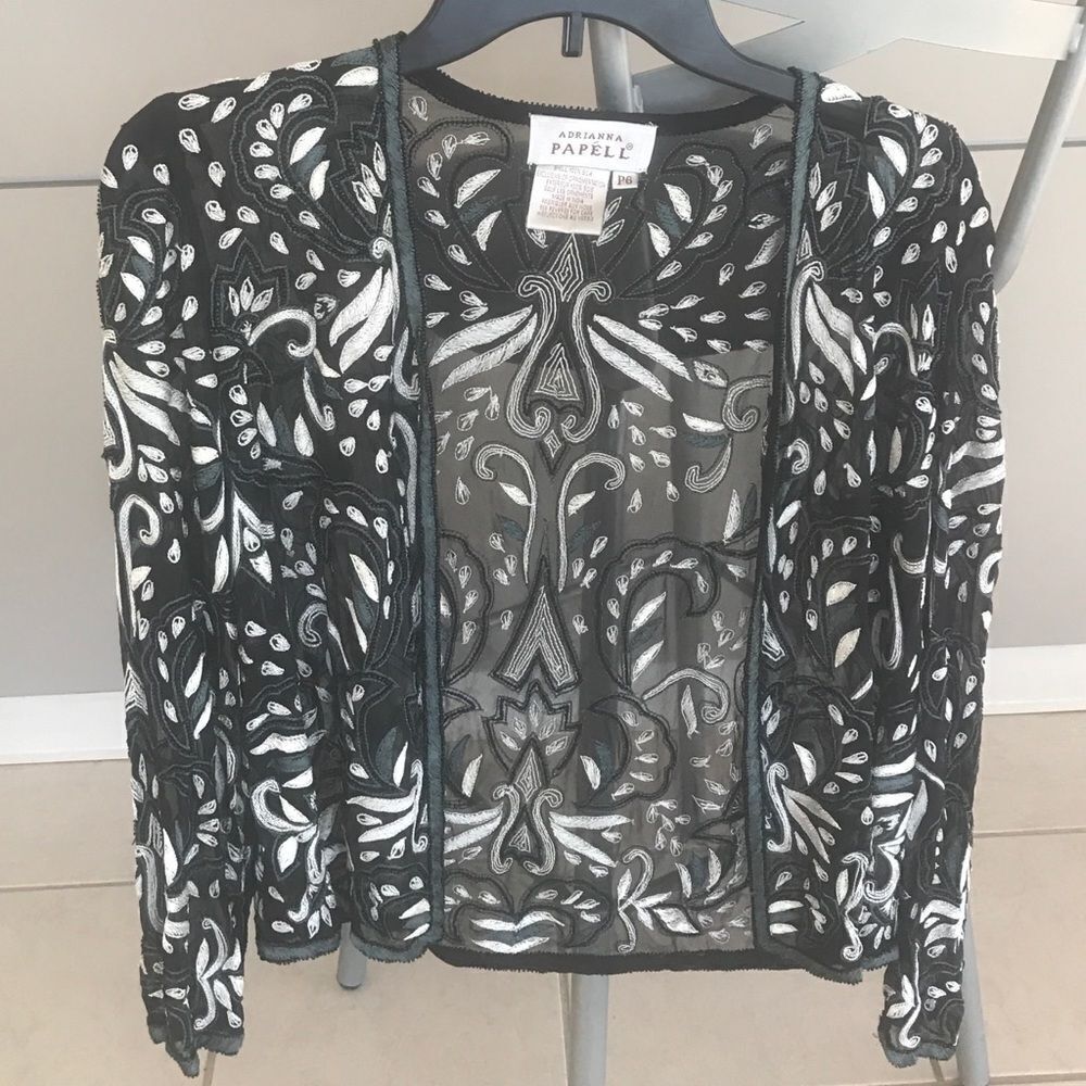 Sequined cardigan